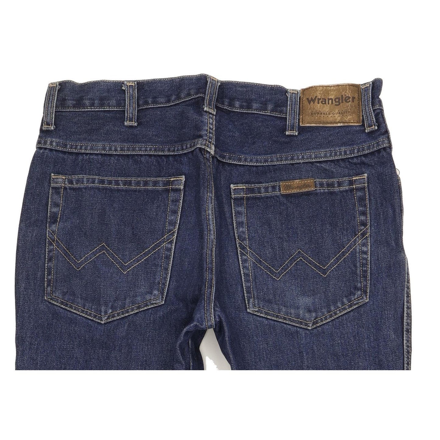 Wrangler Durable Quality Men Blue Straight Regular Jeans W33 L32