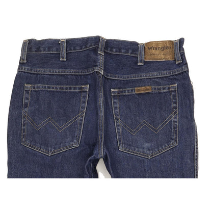 Wrangler Durable Quality Men Blue Straight Regular Jeans W33 L32