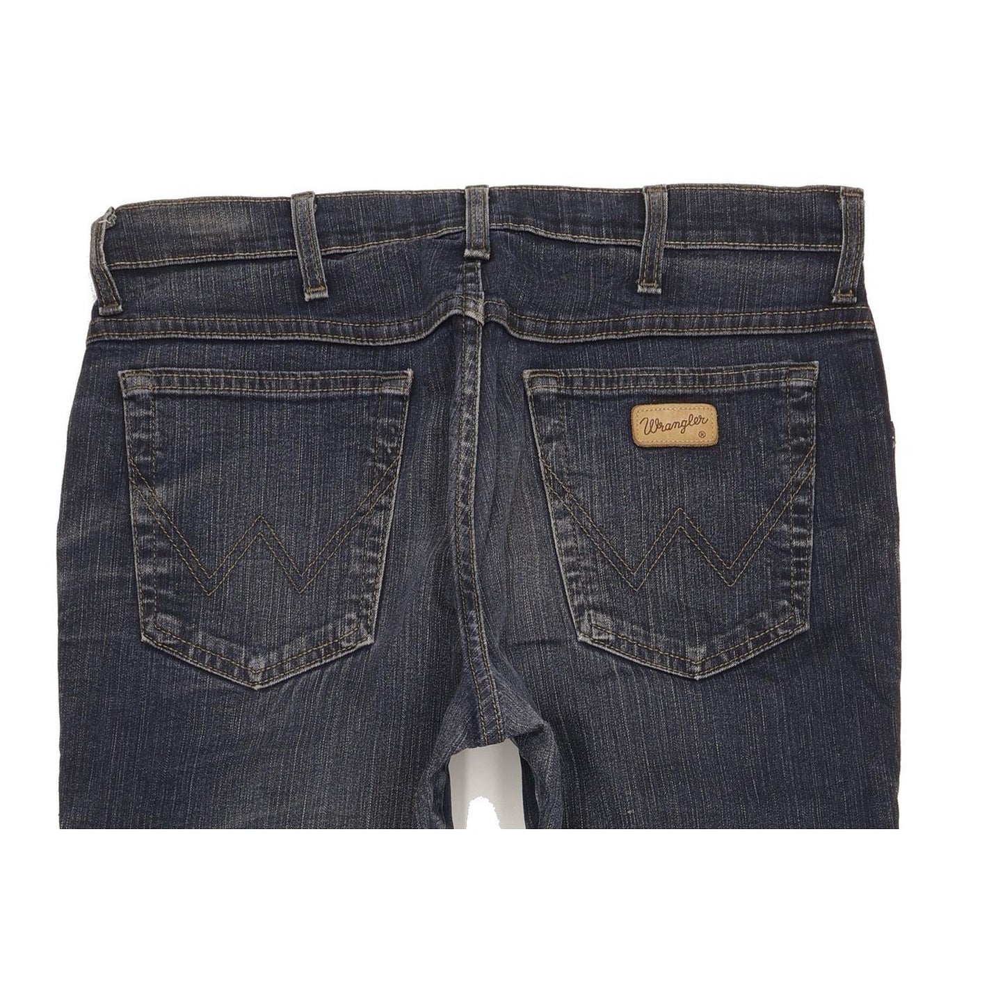 Wrangler Texas Men Blue Straight Regular Stretch Jeans W34 L32