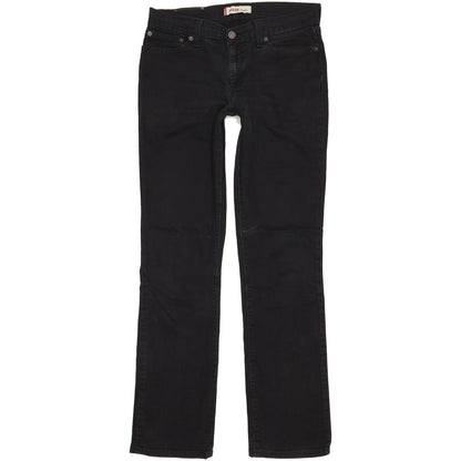 Levi's 528 Women Black Straight Regular Stretch Jeans W31 L33