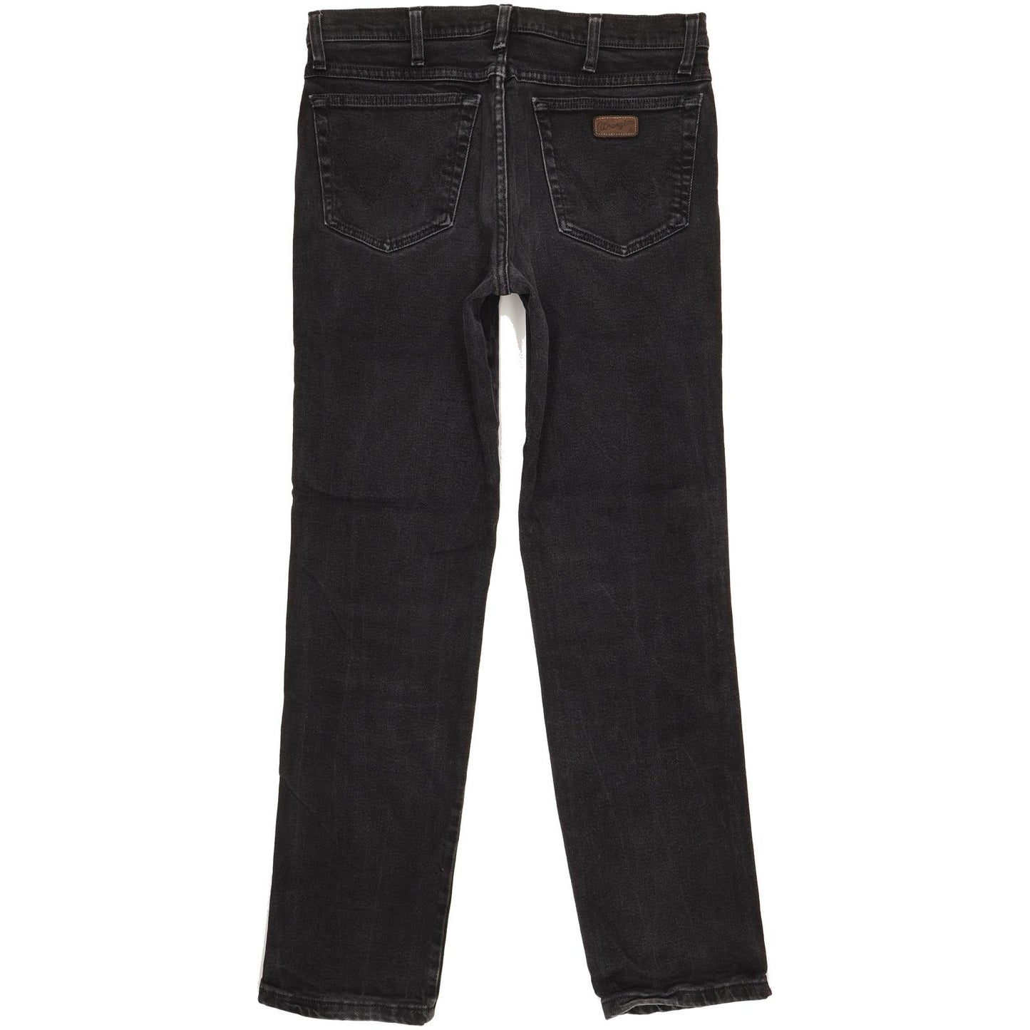 Wrangler Men Black Straight Regular Jeans W32 L31