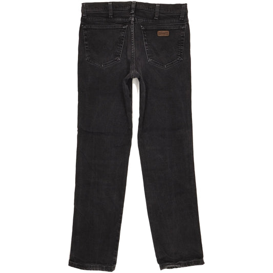 Wrangler Men Black Straight Regular Jeans W32 L31