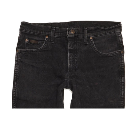 Wrangler Men Black Straight Regular Jeans W32 L31