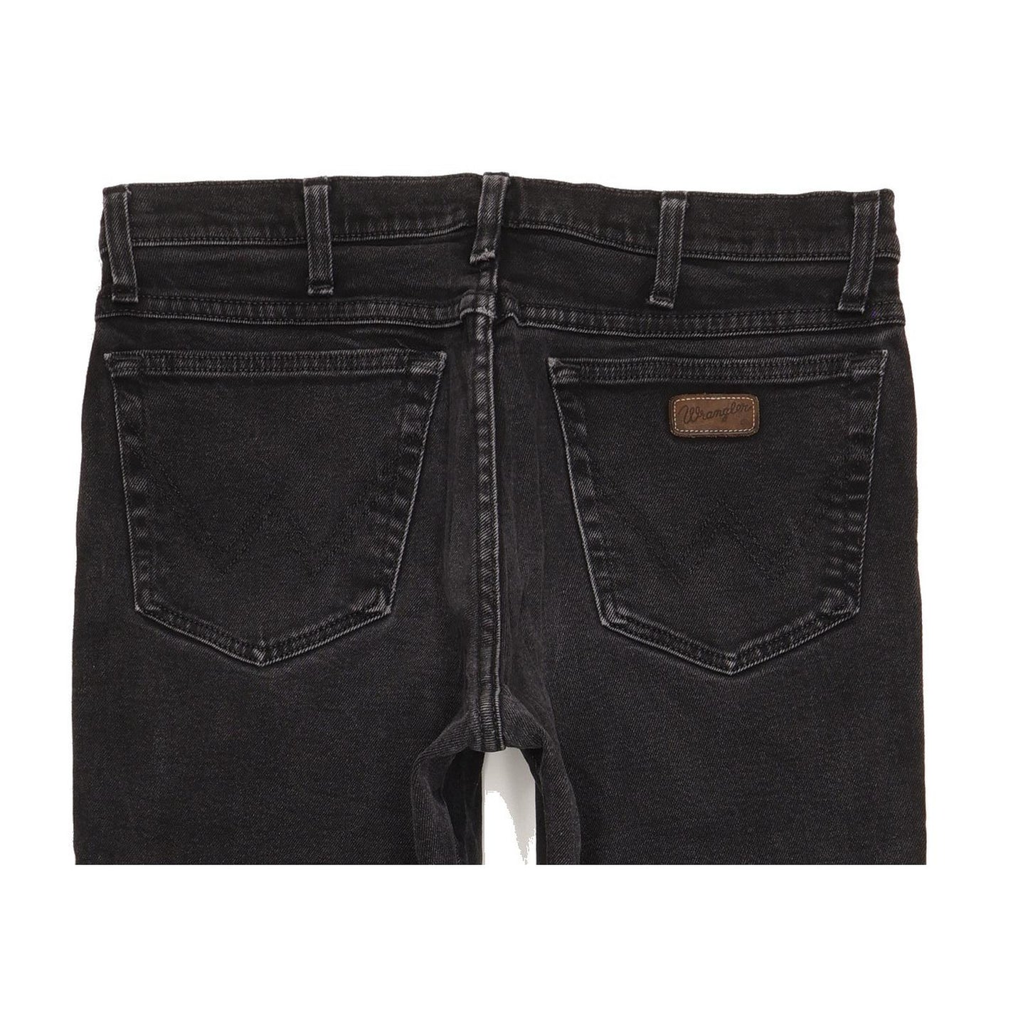 Wrangler Men Black Straight Regular Jeans W32 L31
