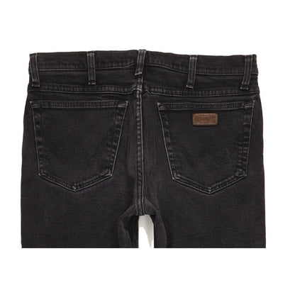 Wrangler Men Black Straight Regular Jeans W32 L31