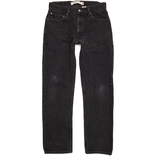 Levi's 505 Men Black Straight Regular Jeans W34 L32