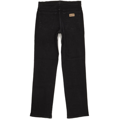 Wrangler Texas Men Black Straight Regular Stretch Jeans W32 L32