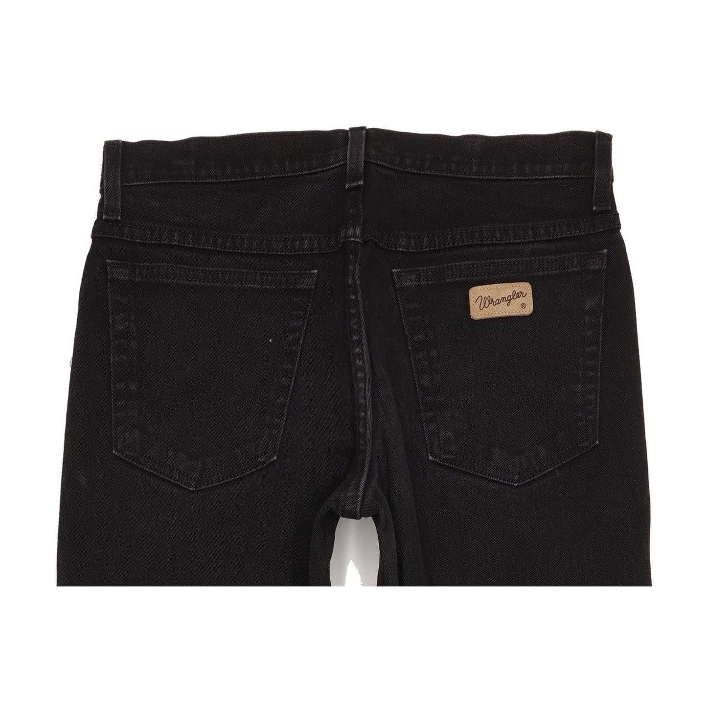 Wrangler Texas Men Black Straight Regular Stretch Jeans W32 L32