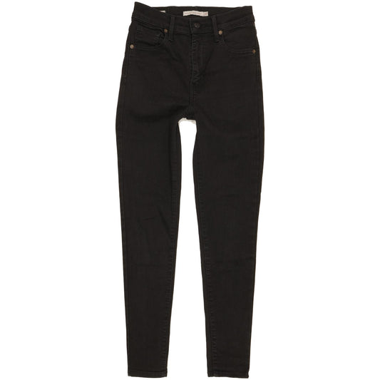 Levi's Mile Women Black Skinny Slim Jeans W26 L27