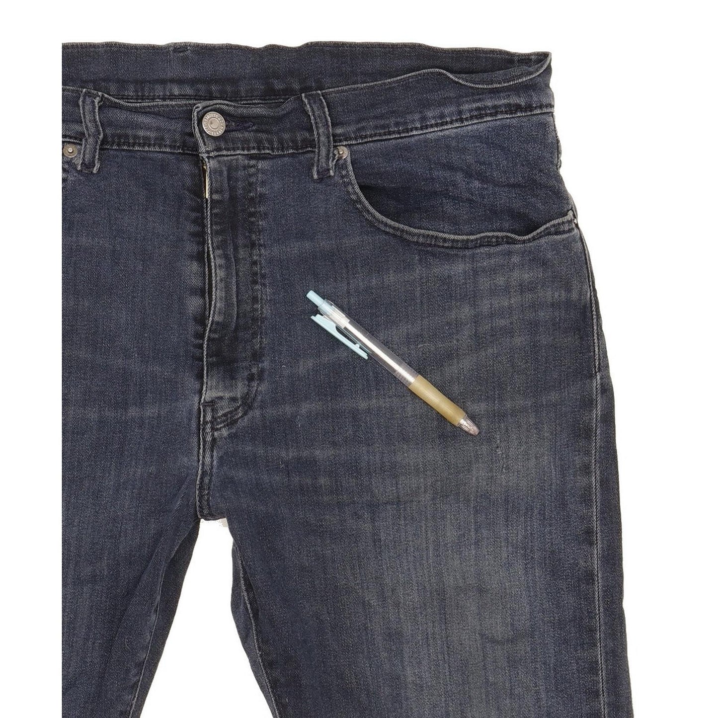 Levi's 502 Men Blue Tapered Regular Stretch Jeans W36 L31