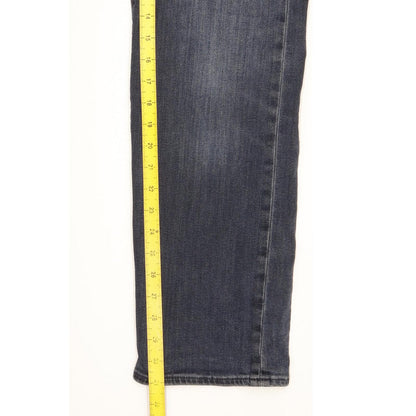 Levi's 502 Men Blue Tapered Regular Stretch Jeans W36 L31