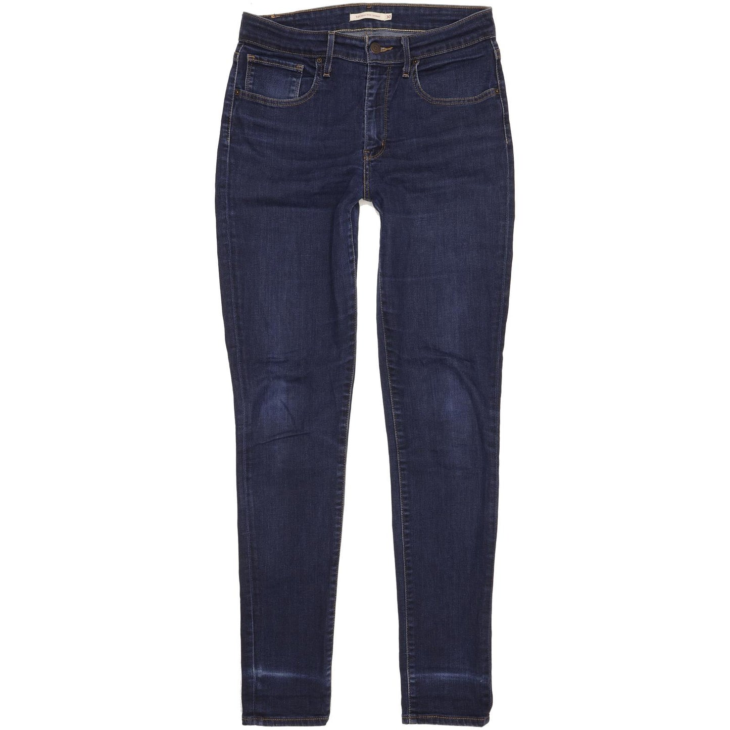 Levi's 721 Blue Skinny Slim Stretch Jeans High Waisted W30 L32