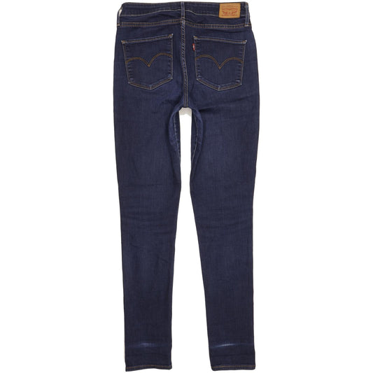 Levi's 721 Blue Skinny Slim Stretch Jeans High Waisted W30 L32