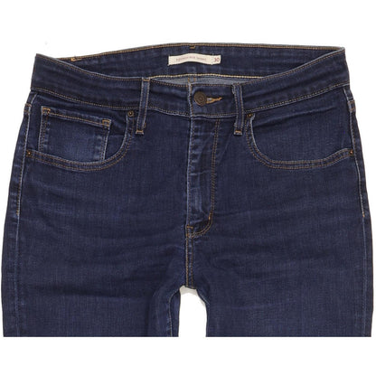 Levi's 721 Blue Skinny Slim Stretch Jeans High Waisted W30 L32
