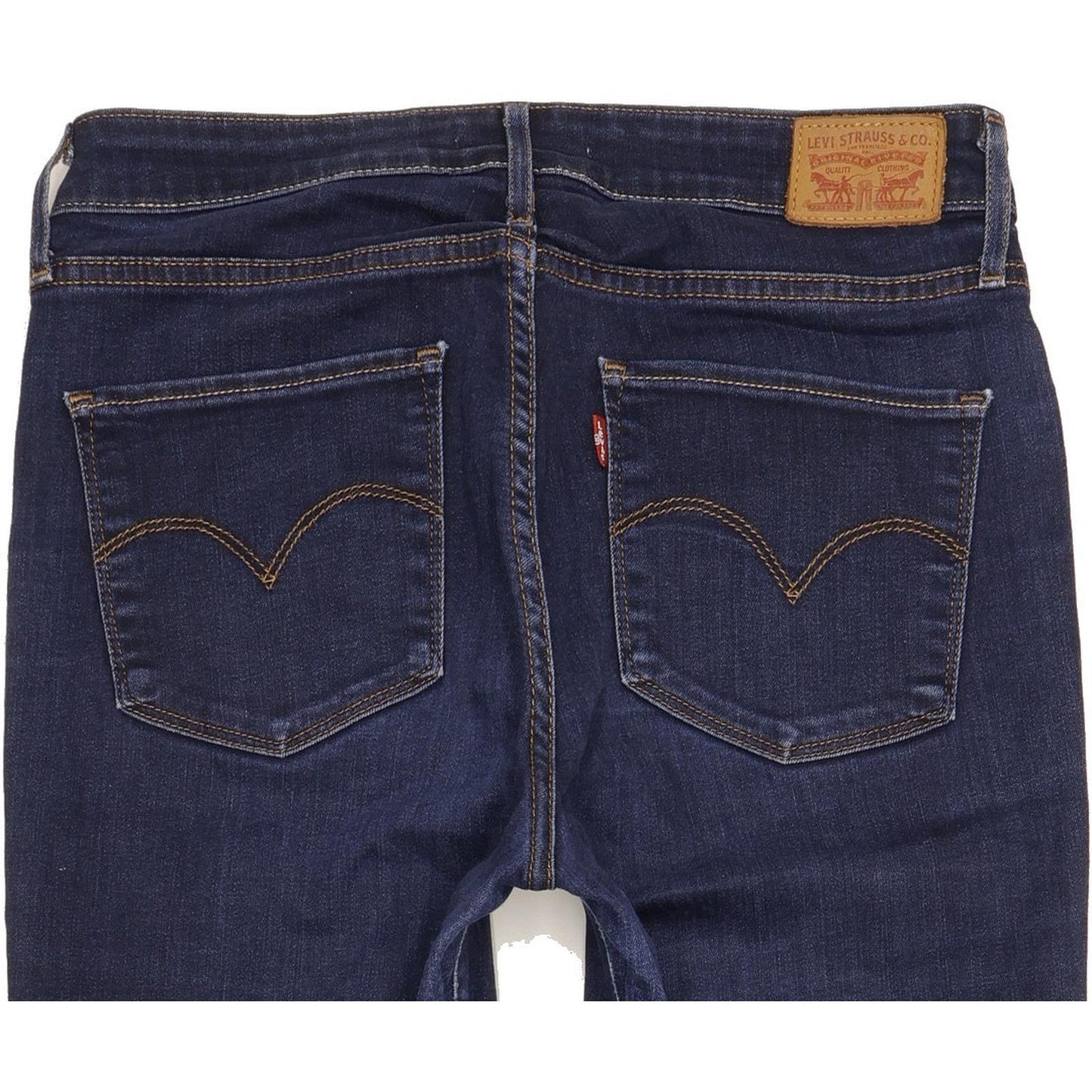 Levi's 721 Blue Skinny Slim Stretch Jeans High Waisted W30 L32