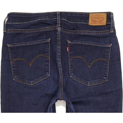 Levi's 721 Blue Skinny Slim Stretch Jeans High Waisted W30 L32
