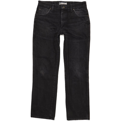 Wrangler Men Black Straight Regular Jeans W34 L32