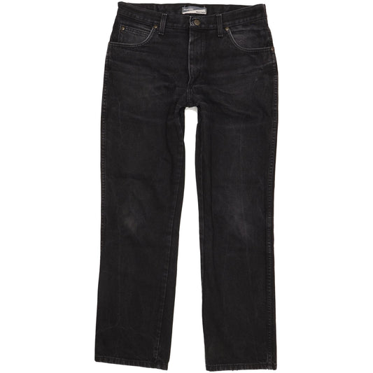 Wrangler Men Black Straight Regular Jeans W34 L32