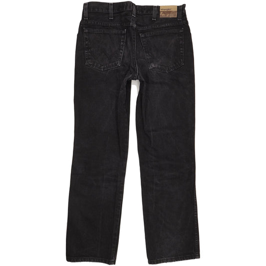 Wrangler Men Black Straight Regular Jeans W34 L32