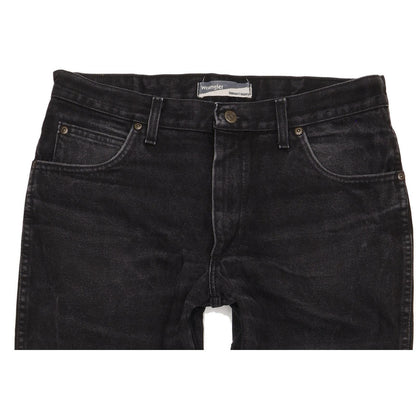 Wrangler Men Black Straight Regular Jeans W34 L32