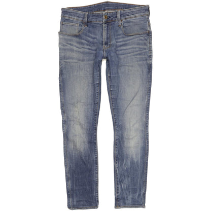G-Star 3301 Deconstructed Men Blue Skinny Slim Stretch Jeans W34 L30