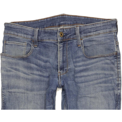 G-Star 3301 Deconstructed Men Blue Skinny Slim Stretch Jeans W34 L30