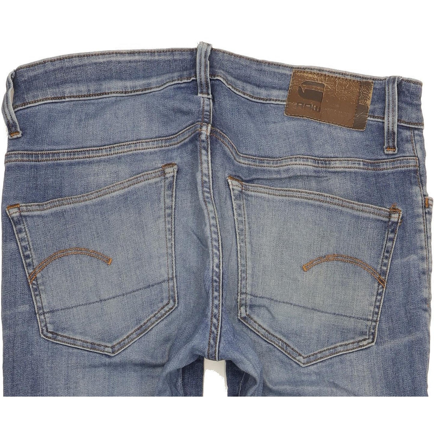 G-Star 3301 Deconstructed Men Blue Skinny Slim Stretch Jeans W34 L30