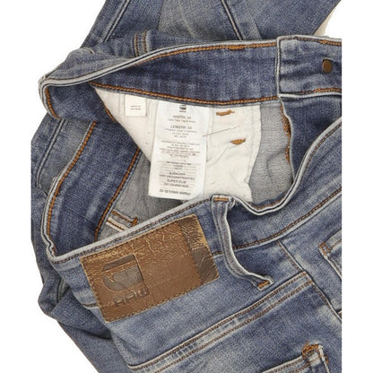 G-Star 3301 Deconstructed Men Blue Skinny Slim Stretch Jeans W34 L30
