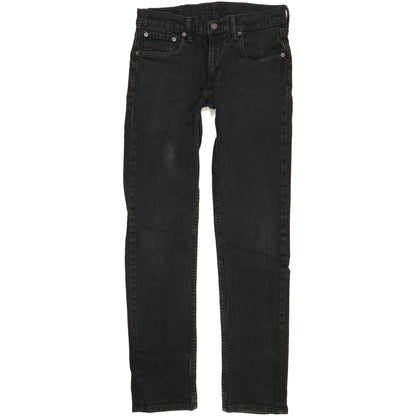 Levi's 511 Men Black Straight Slim Stretch Jeans W30 L32