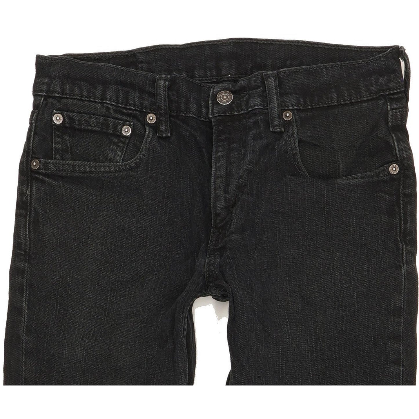 Levi's 511 Men Black Straight Slim Stretch Jeans W30 L32