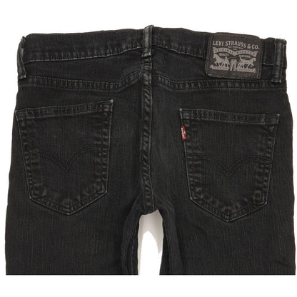 Levi's 511 Men Black Straight Slim Stretch Jeans W30 L32
