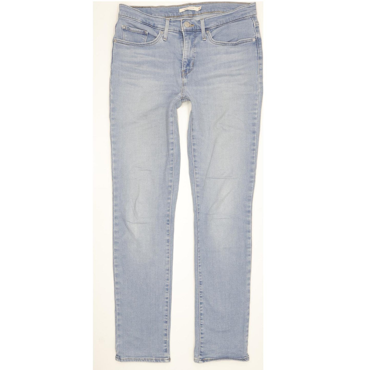 Levi's 312 Shaping Women Blue Straight Slim Stretch Jeans W30 L31