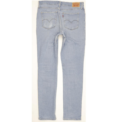Levi's 312 Shaping Women Blue Straight Slim Stretch Jeans W30 L31