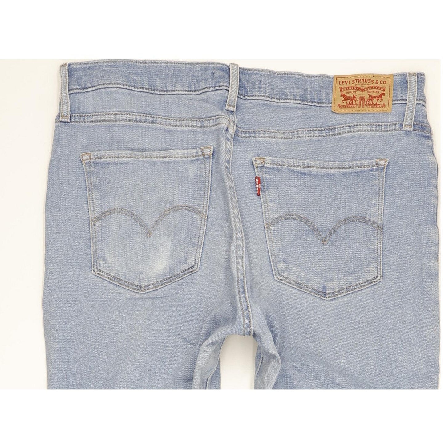 Levi's 312 Shaping Women Blue Straight Slim Stretch Jeans W30 L31