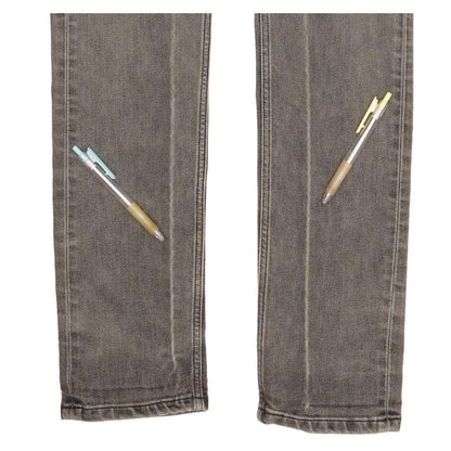 Levi's 513 Men Grey Skinny Slim Stretch Jeans W30 L34