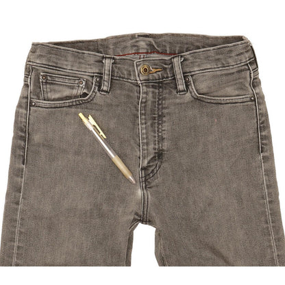 Levi's 513 Men Grey Skinny Slim Stretch Jeans W30 L34