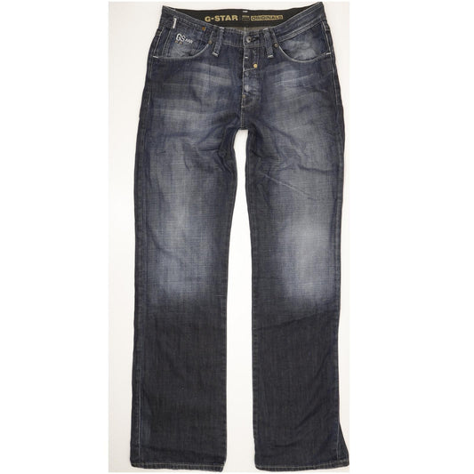 G-Star New Locker Men Blue Straight Regular Jeans W32 L36