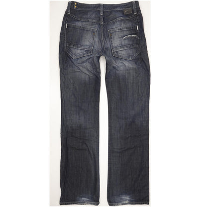G-Star New Locker Men Blue Straight Regular Jeans W32 L36