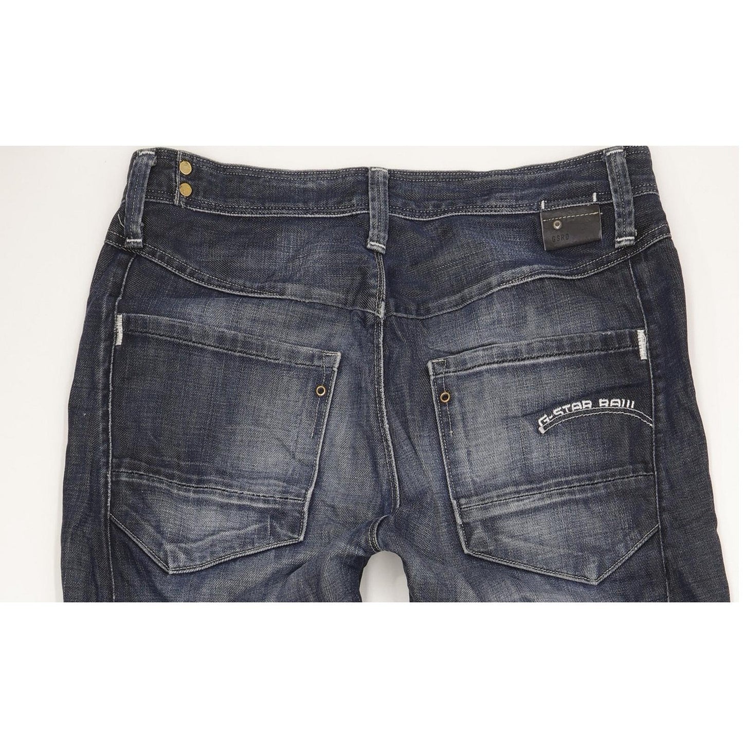 G-Star New Locker Men Blue Straight Regular Jeans W32 L36
