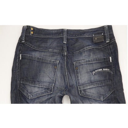 G-Star New Locker Men Blue Straight Regular Jeans W32 L36