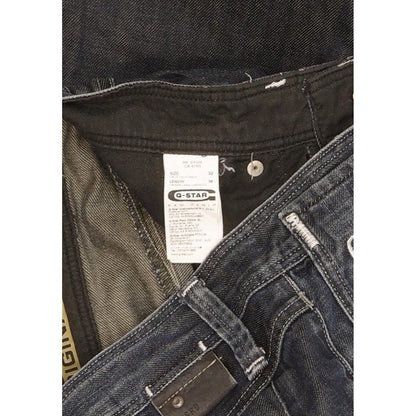 G-Star New Locker Men Blue Straight Regular Jeans W32 L36