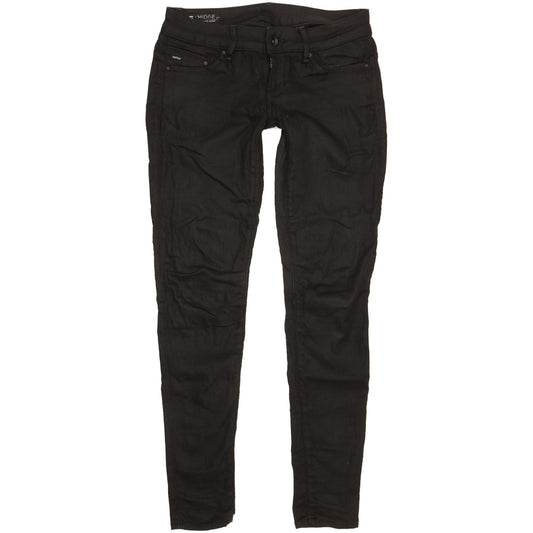 G-Star Midge Women Black Skinny Slim Stretch Jeans W28 L31