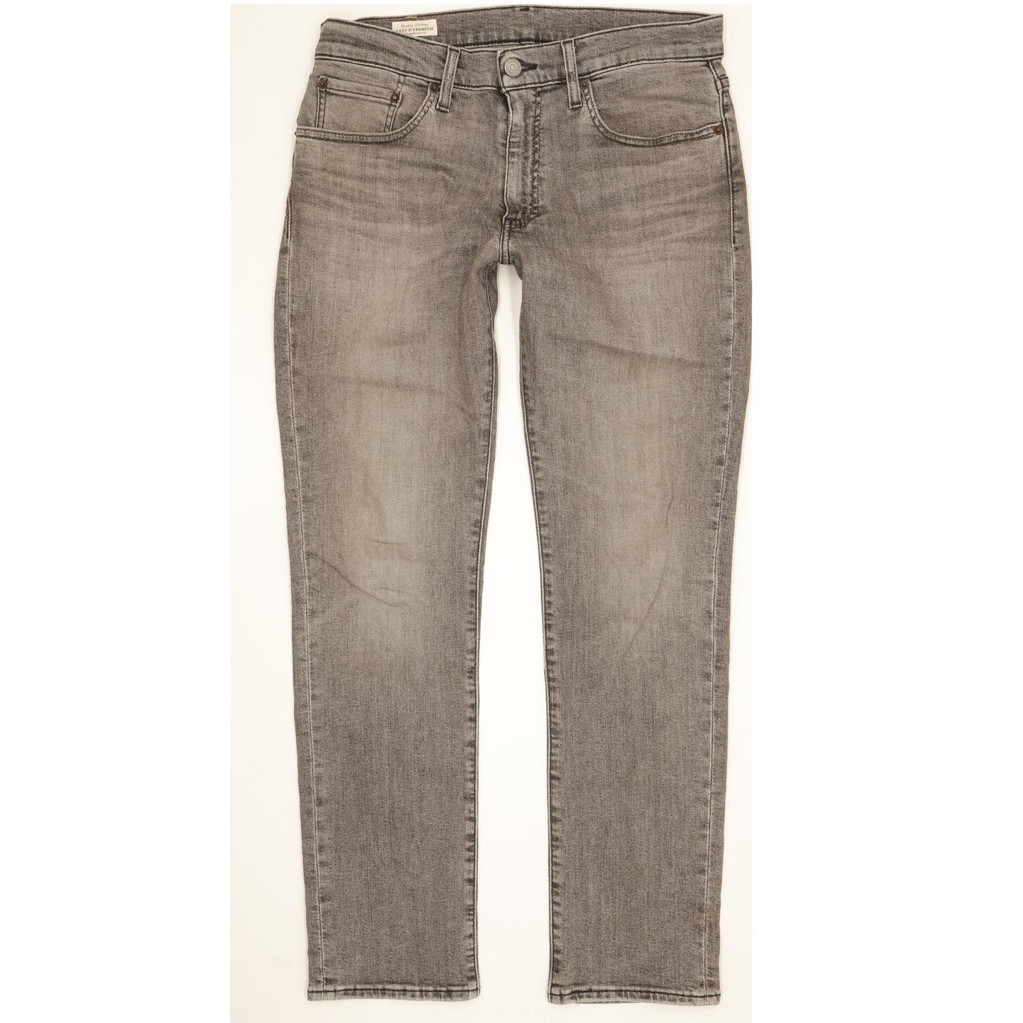 Levi's 511 Men Grey Straight Slim Stretch Jeans W31 L30