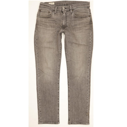 Levi's 511 Men Grey Straight Slim Stretch Jeans W31 L30