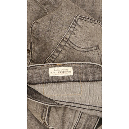 Levi's 511 Men Grey Straight Slim Stretch Jeans W31 L30