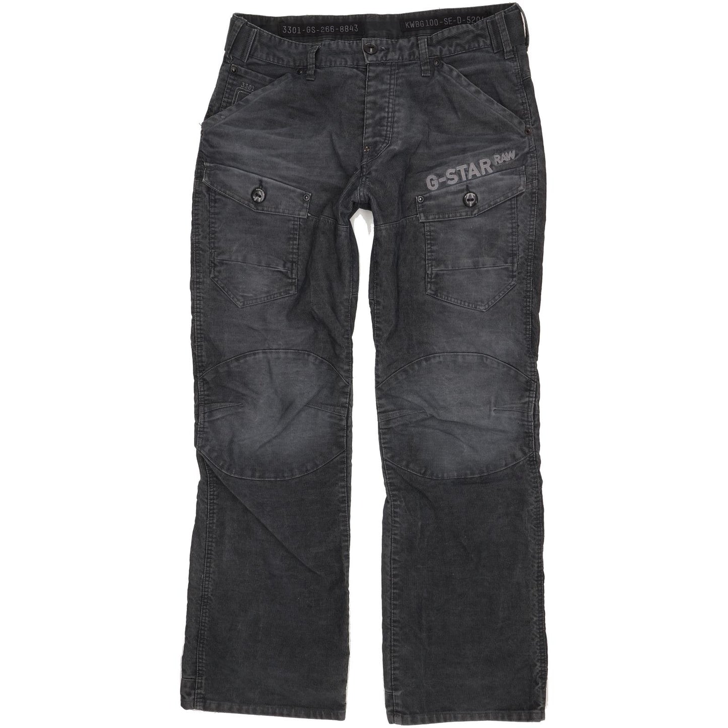 G-Star Storm Elwood Men Black Straight Loose Jeans W34 L34