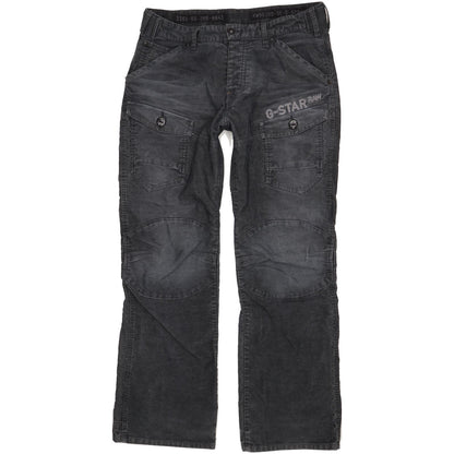 G-Star Storm Elwood Men Black Straight Loose Jeans W34 L34