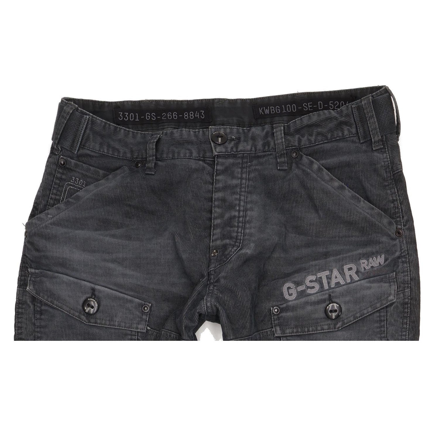 G-Star Storm Elwood Men Black Straight Loose Jeans W34 L34