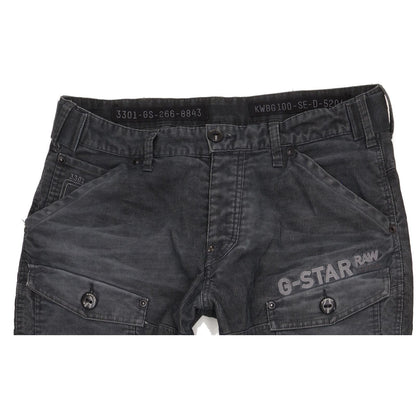 G-Star Storm Elwood Men Black Straight Loose Jeans W34 L34