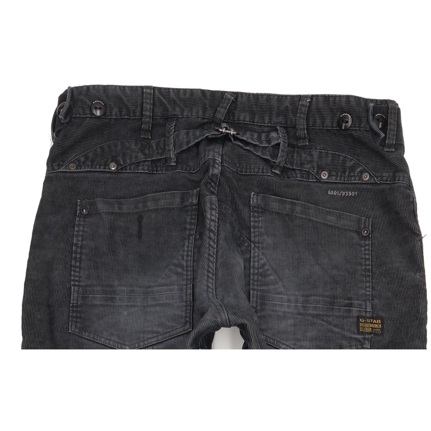 G-Star Storm Elwood Men Black Straight Loose Jeans W34 L34